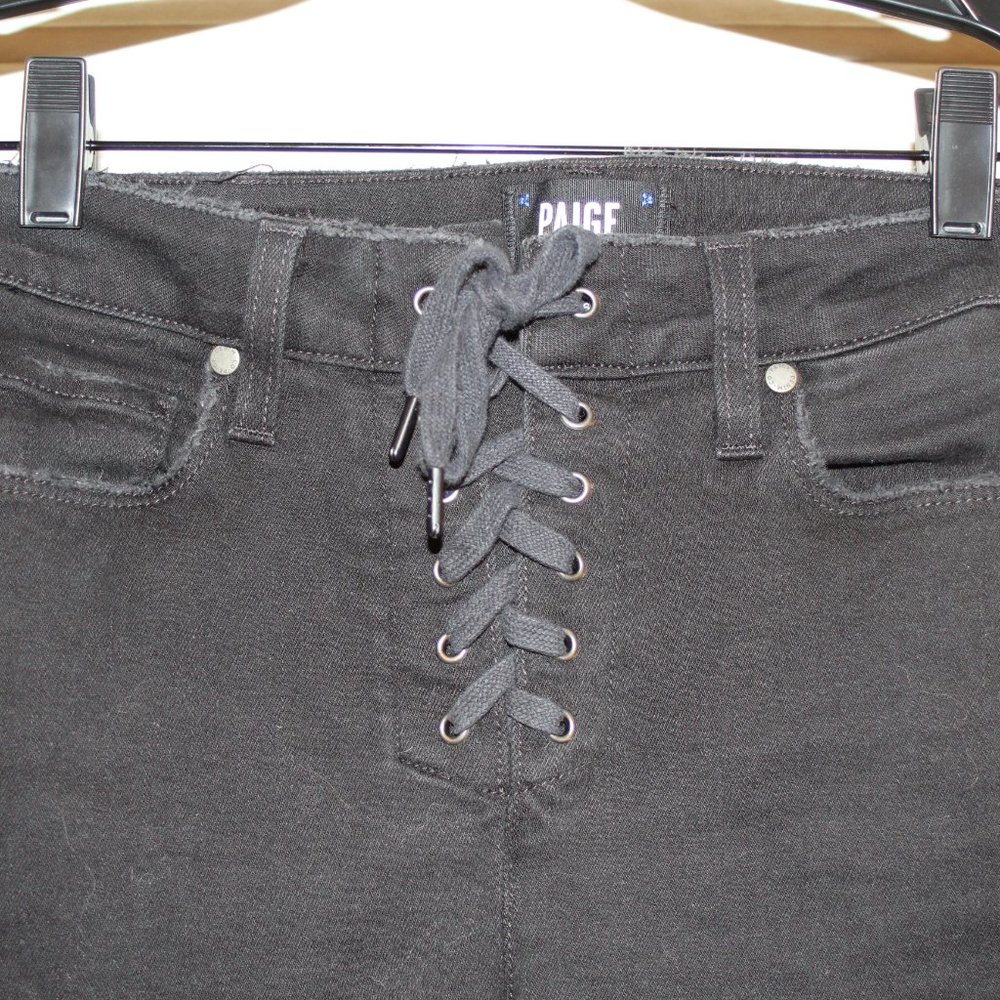 PAIGE 26 BLACK JEANS